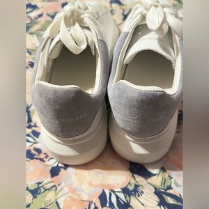 Alexander McQueen Cream and Gray Sneakers